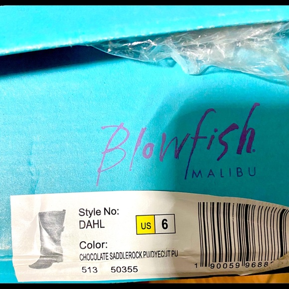 Blowfish DAHL US 6 color chocolate saddle-rock pu - Picture 2 of 2